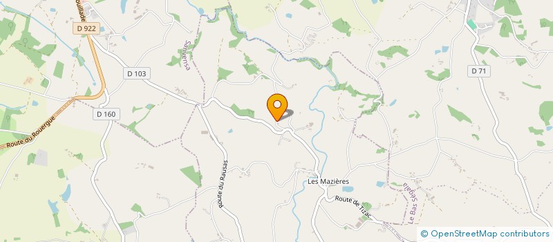 localisation de l'entreprise MONSIEUR ROBIN ROSSIGNOL  LA FOUILLADE