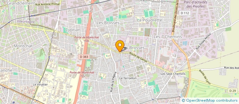 localisation de l'entreprise MONSIEUR ROBIN ROUSTAN  VILLEURBANNE