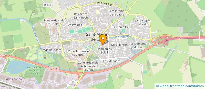 localisation de l'entreprise MONSIEUR ROBIN SAGRAFENA à SAINT-MARTIN-DE-CRAU