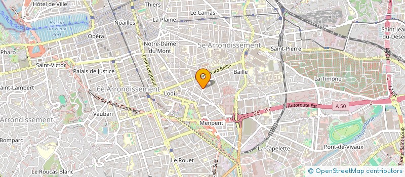 localisation de l'entreprise MONSIEUR ROBIN SALA  MARSEILLE