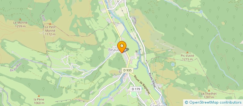 localisation de l'entreprise MONSIEUR ROBIN SALETTE  BEAUDEAN