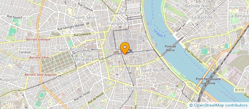 localisation de l'entreprise MONSIEUR ROBIN SALOMON  BORDEAUX