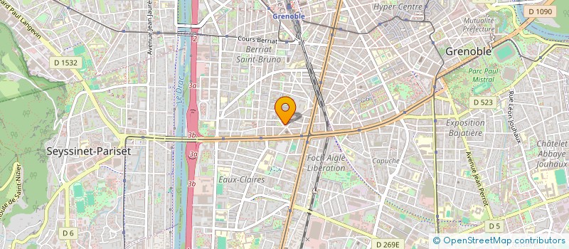 localisation de l'entreprise MONSIEUR ROBIN SENIQUE  GRENOBLE