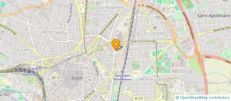 localisation de l'entreprise MONSIEUR ROBIN SERFATY à DIJON