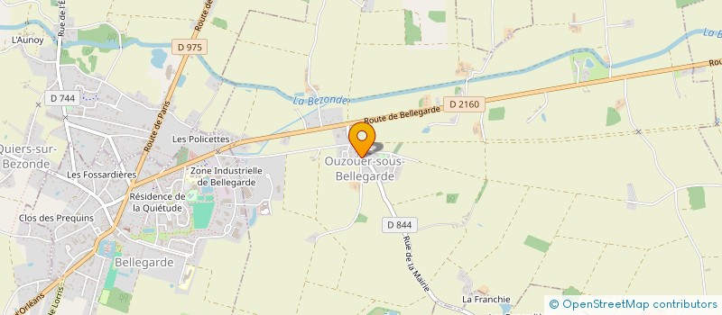 localisation de l'entreprise MONSIEUR ROBIN SERGENT à OUZOUER-SOUS-BELLEGARDE