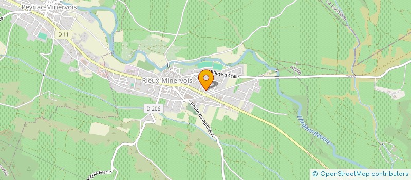 localisation de l'entreprise MONSIEUR ROBIN SOZEAU  RIEUX MINERVOIS