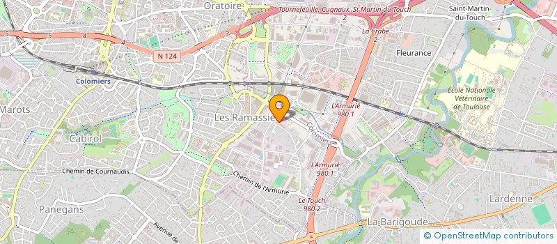 localisation de l'entreprise MONSIEUR ROBIN TAMI à COLOMIERS