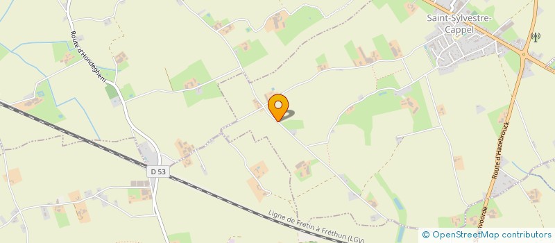 localisation de l'entreprise MONSIEUR ROBIN TAVERNIERS  SAINT-SYLVESTRE-CAPPEL