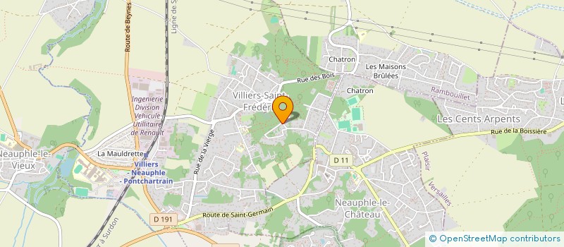 localisation de l'entreprise MONSIEUR ROBIN THUILLEZ à VILLIERS-SAINT-FREDERIC