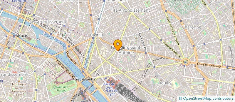 localisation de l'entreprise MONSIEUR ROBIN TISSOT à PARIS