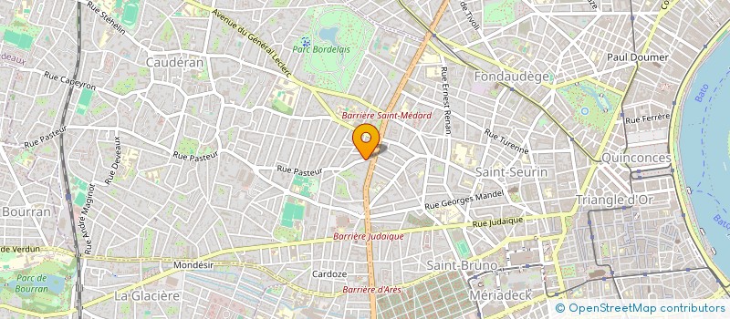localisation de l'entreprise MONSIEUR ROBIN TREY à BORDEAUX