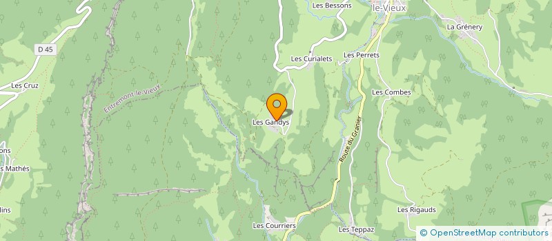 localisation de l'entreprise MONSIEUR ROBIN TROLEZ  ENTREMONT-LE-VIEUX