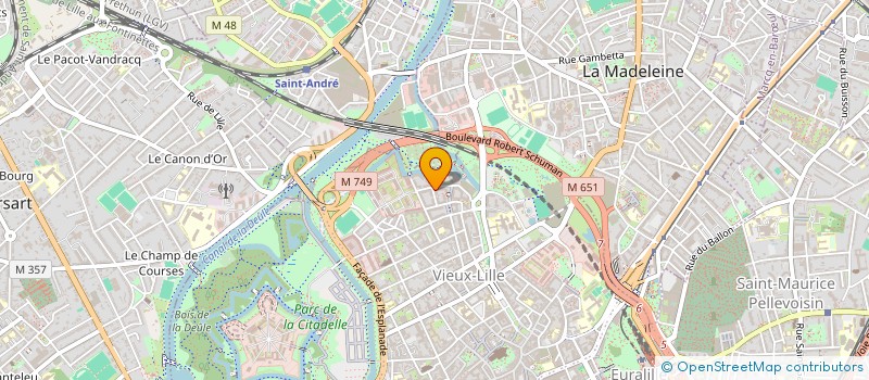 localisation de l'entreprise MONSIEUR ROBIN TRYLA à LILLE