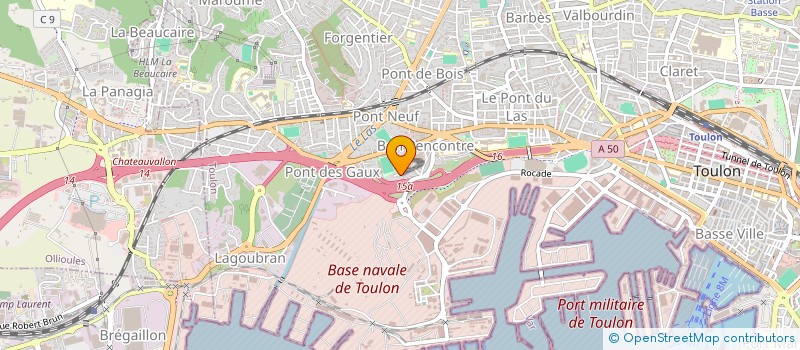 localisation de l'entreprise MONSIEUR ROBIN TSCHUMY  TOULON