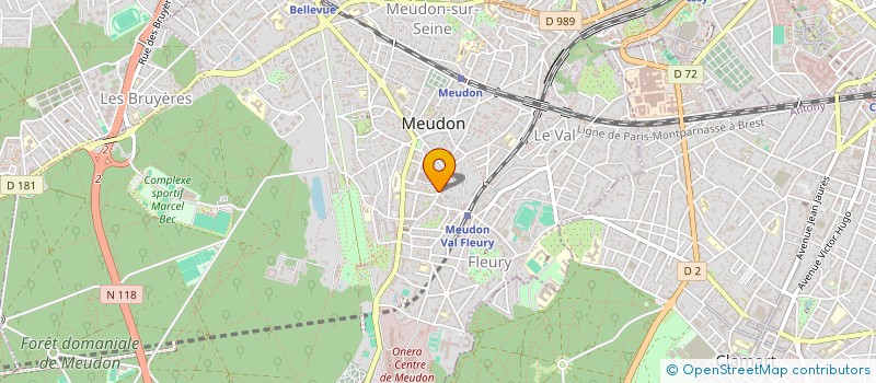 localisation de l'entreprise MONSIEUR ROBIN TUMA à MEUDON