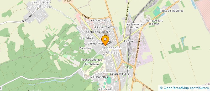 localisation de l'entreprise MONSIEUR ROBIN VERDIER  BRIENNE-LE-CHATEAU