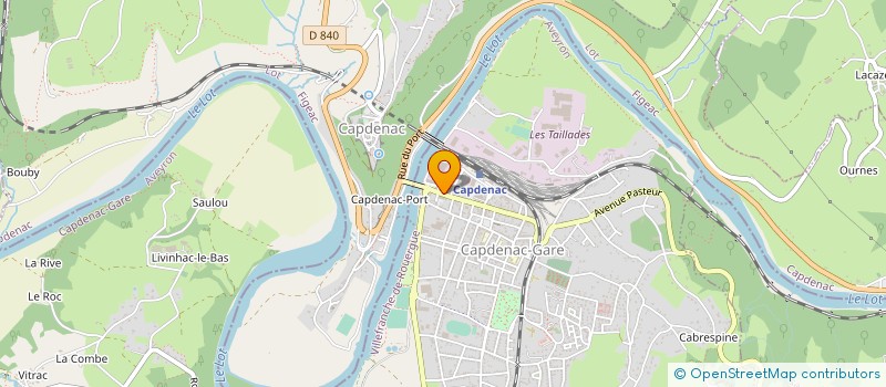 localisation de l'entreprise MONSIEUR ROBIN VIALELLES  CAPDENAC-GARE
