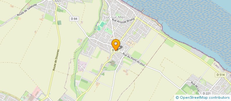 localisation de l'entreprise MONSIEUR ROBIN VINCENT  LUC-SUR-MER