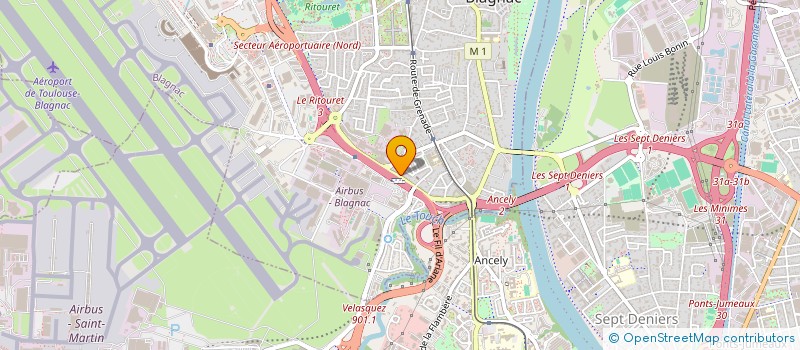 localisation de l'entreprise MONSIEUR ROBIN VOUGNY  BLAGNAC