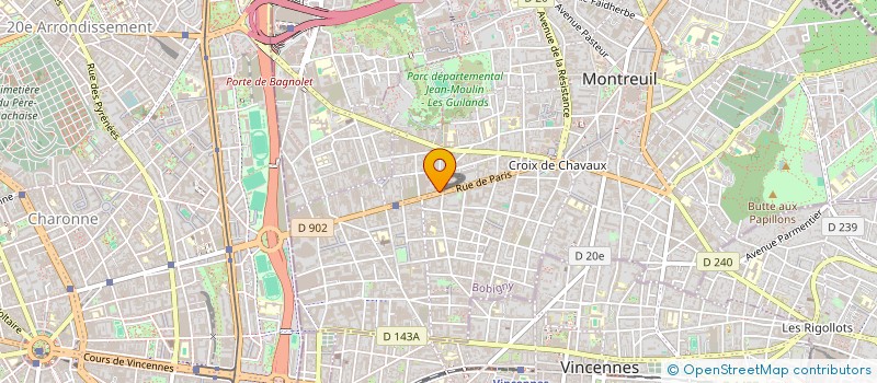 localisation de l'entreprise MONSIEUR ROBIN WEIDEMANN à MONTREUIL