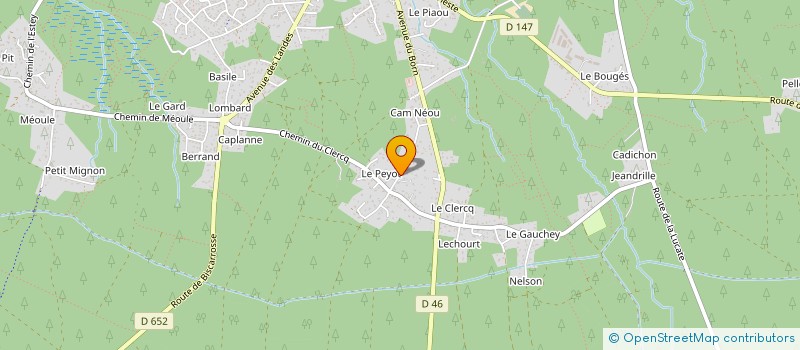 localisation de l'entreprise MONSIEUR ROBIN ZAMORA  SANGUINET