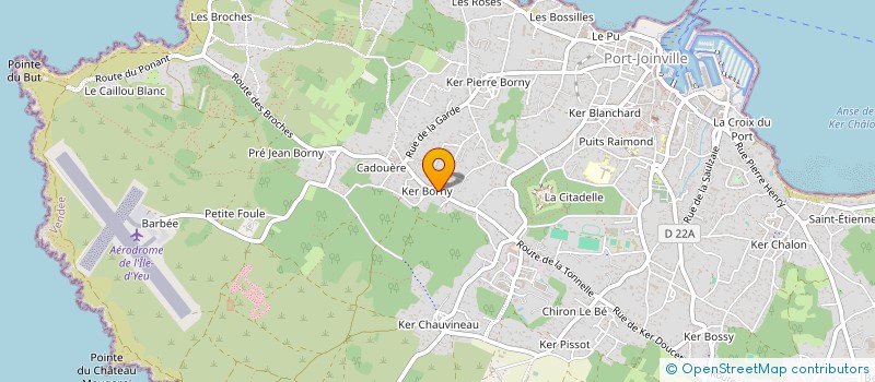 localisation de l'entreprise MONSIEUR ROBINSON BOUGON  L'ILE-D'YEU