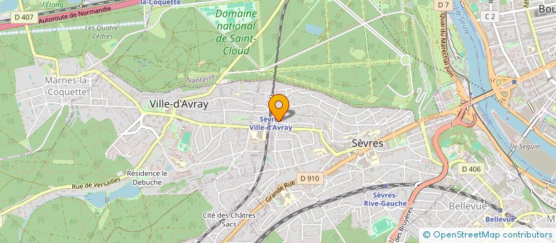 localisation de l'entreprise MONSIEUR ROBINSON BRUAS à SEVRES
