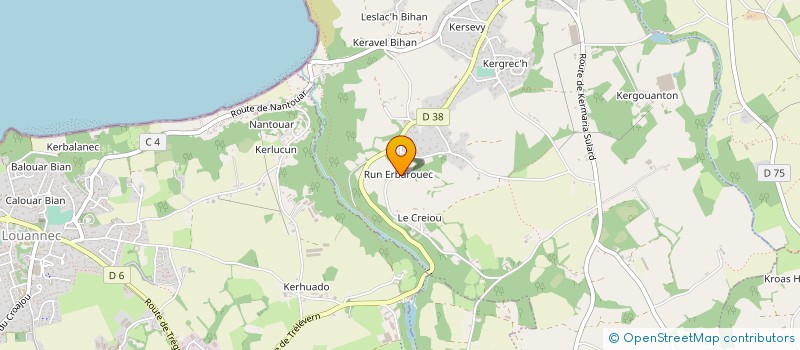 localisation de l'entreprise MONSIEUR ROBINSON FOUILLE  TRELEVERN