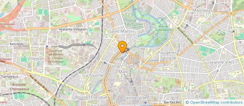 localisation de l'entreprise MONSIEUR ROBINSON SABLONS  RENNES