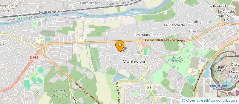 localisation de l'entreprise MONSIEUR ROBINSON VERNAY  PARIS