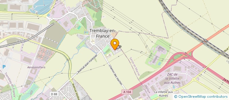 localisation de l'entreprise MONSIEUR ROBY BO à TREMBLAY-EN-FRANCE