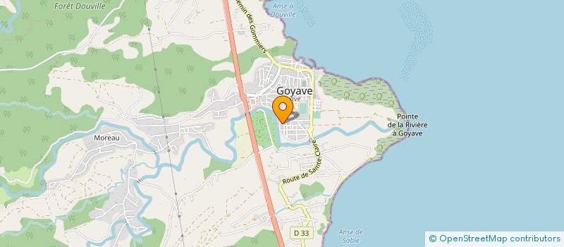 localisation de l'entreprise MONSIEUR ROBY GUILLAUME à GOYAVE
