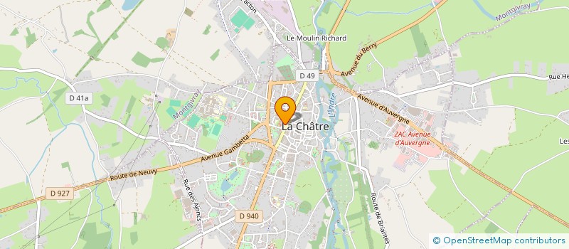 localisation de l'entreprise MONSIEUR ROBY SOEUR à LA CHATRE