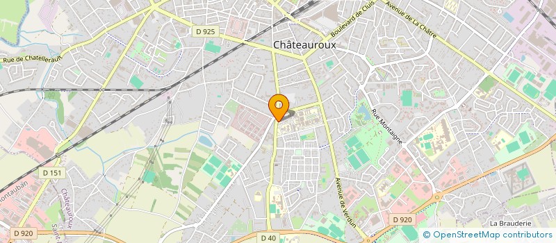 localisation de l'entreprise MONSIEUR ROBY TENEFO TCHINDA à CHATEAUROUX
