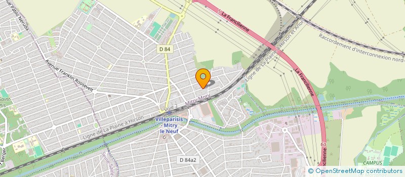 localisation de l'entreprise MONSIEUR ROBYN SEWSURN  MITRY-MORY