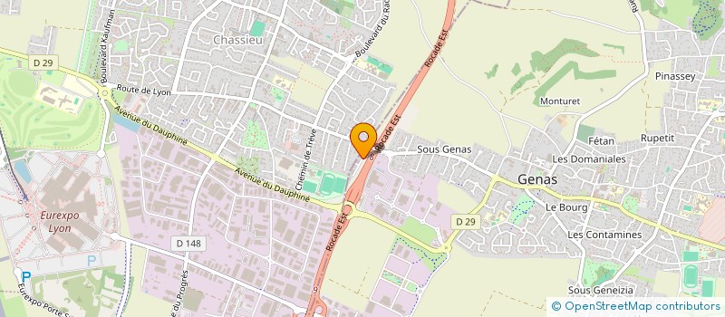 localisation de l'entreprise MONSIEUR ROCCO ITRI à GENAS