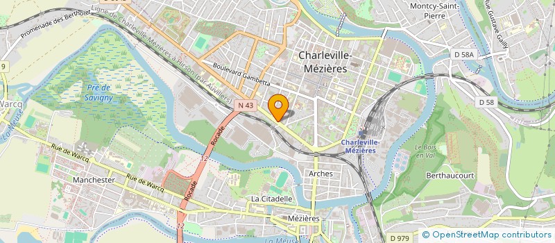 localisation de l'entreprise MONSIEUR ROCCO NIAY  CHARLEVILLE-MEZIERES