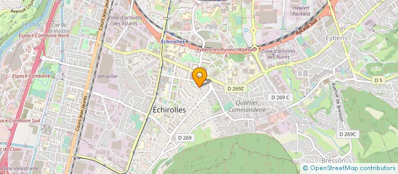 localisation de l'entreprise MONSIEUR ROCCO PASQUALINO  ECHIROLLES