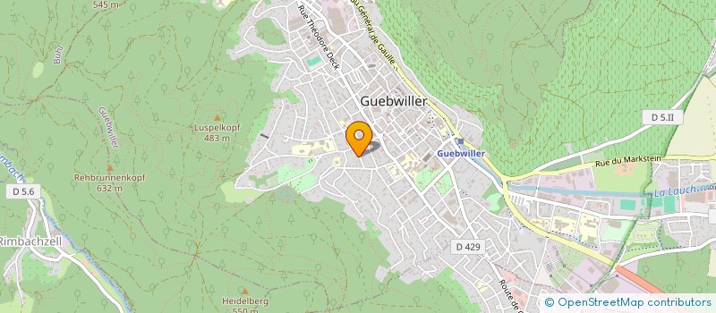 localisation de l'entreprise MONSIEUR ROCCO STERITI  GUEBWILLER