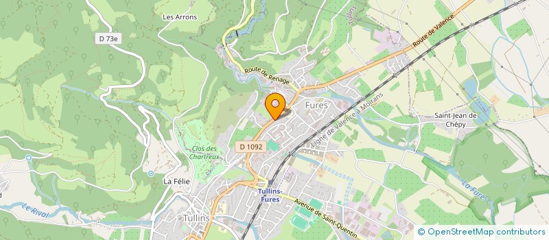 localisation de l'entreprise MONSIEUR ROCCO TOSCANO  TULLINS