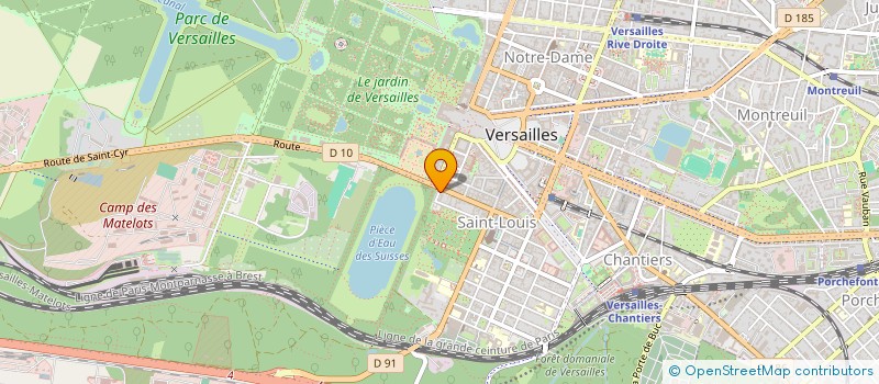 localisation de l'entreprise MONSIEUR ROCH BAUDRILLART à VERSAILLES