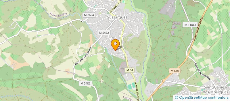 localisation de l'entreprise MONSIEUR ROCH DELUBAC  CASTRIES