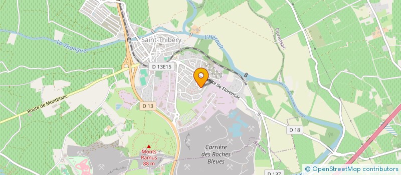 localisation de l'entreprise MONSIEUR ROCH RICARD à SAINT-THIBERY