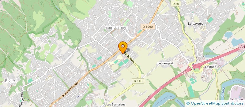 localisation de l'entreprise MONSIEUR ROCH RIVIERE  SAINT-ISMIER