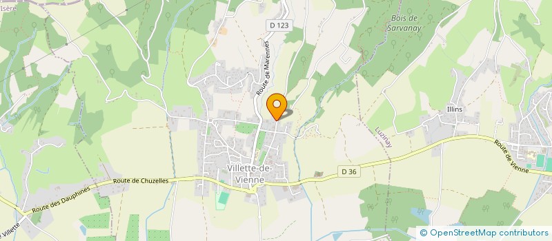 localisation de l'entreprise MONSIEUR ROCH SIMIAN  VILLETTE-DE-VIENNE
