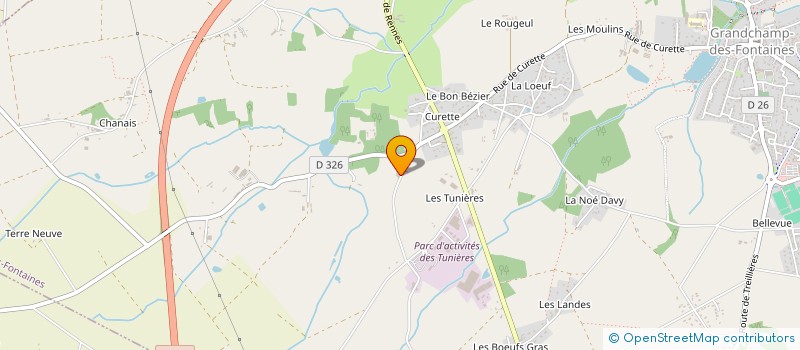 localisation de l'entreprise MONSIEUR ROCH VALET à GRANDCHAMP-DES-FONTAINES