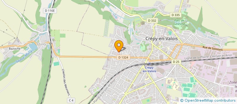 localisation de l'entreprise MONSIEUR ROCHDI BENAZZI à CREPY-EN-VALOIS