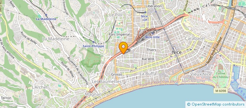 localisation de l'entreprise MONSIEUR ROCHDI BHIRI  NICE