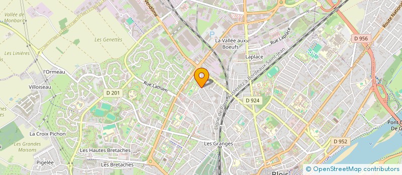 localisation de l'entreprise MONSIEUR ROCHDI BOUCHIBA  BLOIS