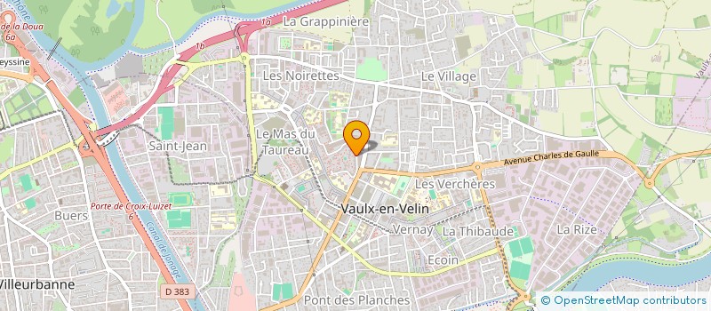 localisation de l'entreprise MONSIEUR ROCHDI CHAABNIA à VAULX-EN-VELIN